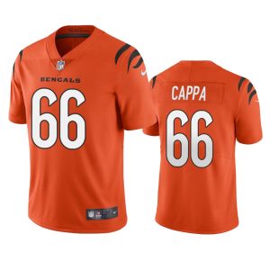 Alex Cappa Cincinnati Bengals Orange Vapor Limited Jersey