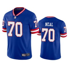 Evan Neal New York Giants Royal Classic Vapor Limited Jersey