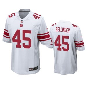 Daniel Bellinger New York Giants White Game Jersey