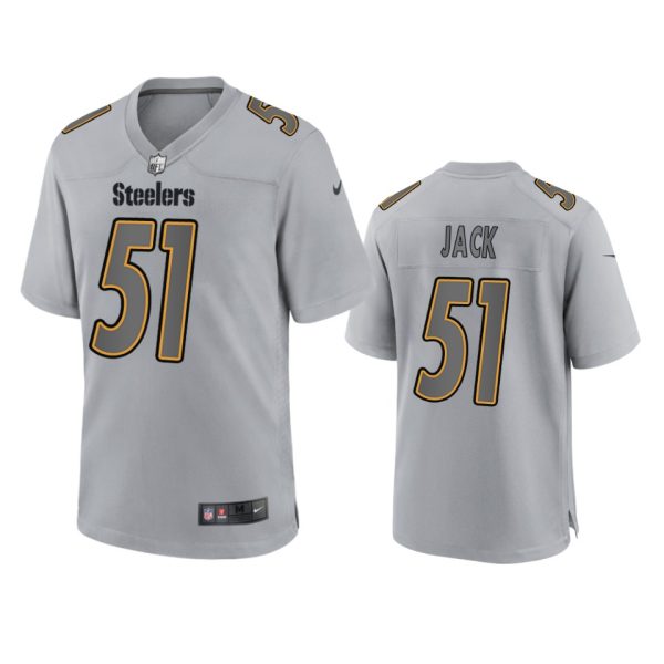 Myles Jack Pittsburgh Steelers Gray Atmosphere Fashion Game Jersey