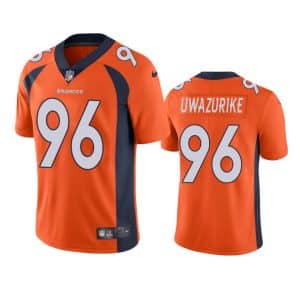 Eyioma Uwazurike Denver Broncos Orange Vapor Limited Jersey
