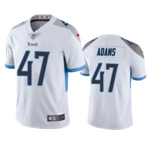 Andrew Adams Tennessee Titans White Vapor Limited Jersey