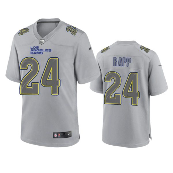 Taylor Rapp Los Angeles Rams Gray Atmosphere Fashion Game Jersey