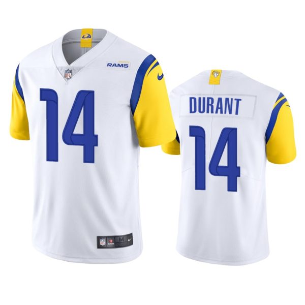 Decobie Durant Los Angeles Rams White Alternate Vapor Limited Jersey