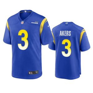 Cam Akers Los Angeles Rams Royal Game Jersey