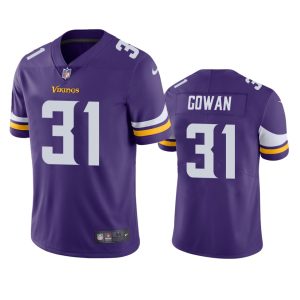 Tay Gowan Minnesota Vikings Purple Vapor Limited Jersey