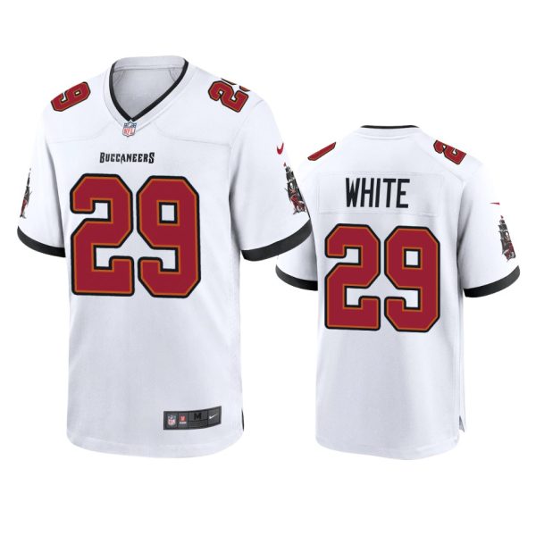 Rachaad White Tampa Bay Buccaneers White Game Jersey