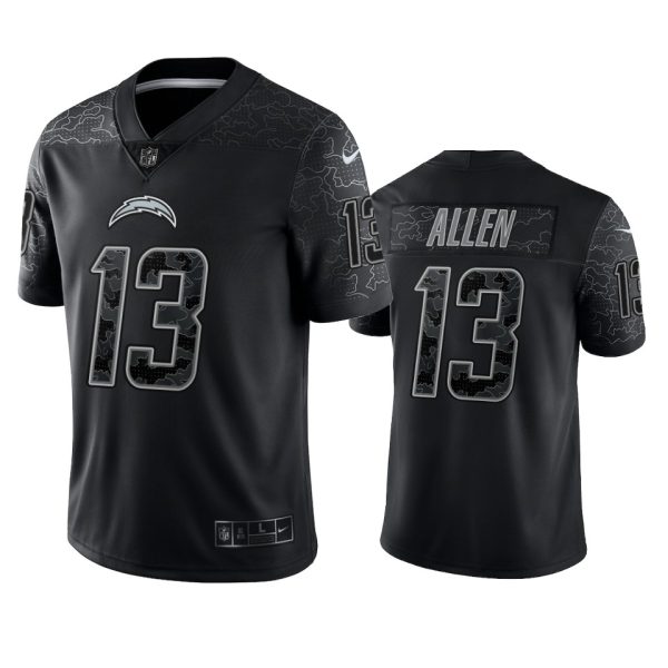 Keenan Allen Los Angeles Chargers Black Reflective Limited Jersey