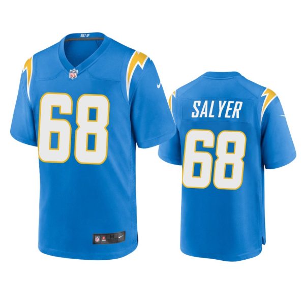 Jamaree Salyer Los Angeles Chargers Powder Blue Game Jersey