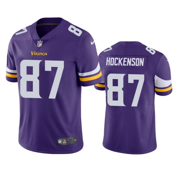 T.J. Hockenson Minnesota Vikings Purple Vapor Limited Jersey