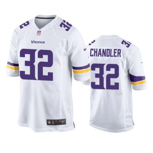 Ty Chandler Minnesota Vikings White Game Jersey