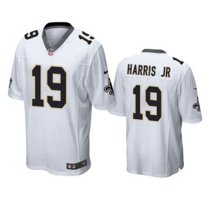 Chris Harris Jr New Orleans Saints White Game Jersey