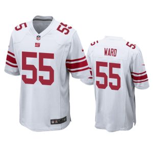 Jihad Ward New York Giants White Game Jersey