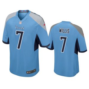 Malik Willis Tennessee Titans Light Blue Game Jersey