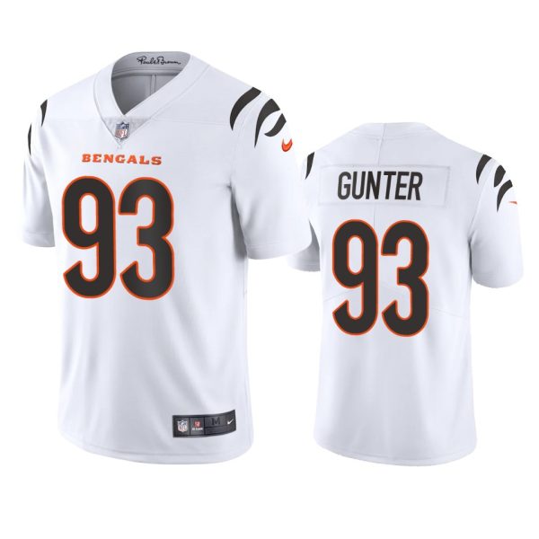 Jeffrey Gunter Cincinnati Bengals White Vapor Limited Jersey