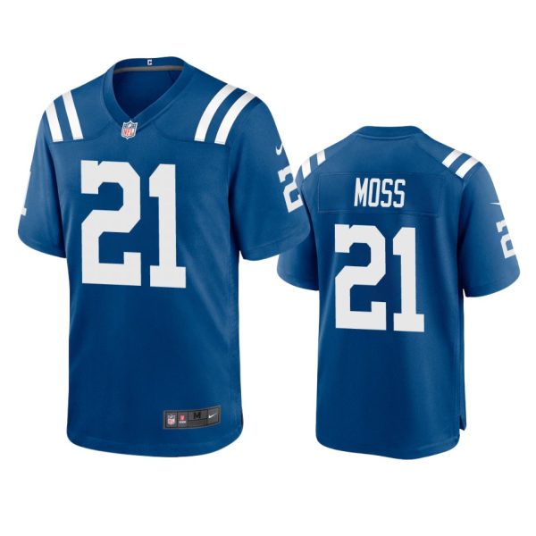 Zack Moss Indianapolis Colts Royal Game Jersey