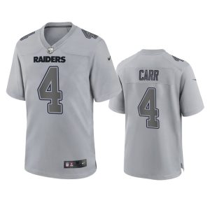 Derek Carr Las Vegas Raiders Gray Atmosphere Fashion Game Jersey
