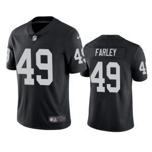 Matthias Farley Las Vegas Raiders Black Vapor Limited Jersey