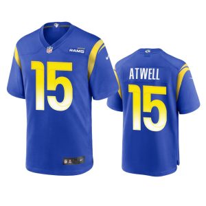 Tutu Atwell Los Angeles Rams Royal Game Jersey