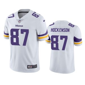 T.J. Hockenson Minnesota Vikings White Vapor Limited Jersey