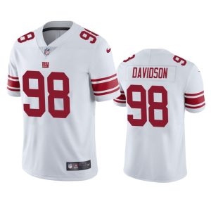 D.J. Davidson New York Giants White Vapor Limited Jersey