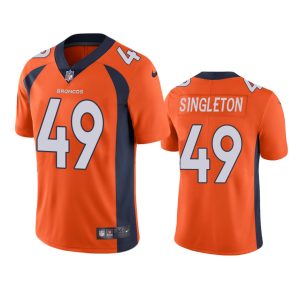 Alex Singleton Denver Broncos Orange Vapor Limited Jersey - Men's