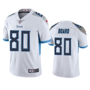 C.J. Board Tennessee Titans White Vapor Limited Jersey
