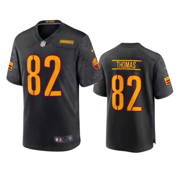 Logan Thomas Washington Commanders Black Alternate Game Jersey