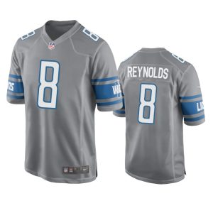 Josh Reynolds Detroit Lions Silver Game Jersey