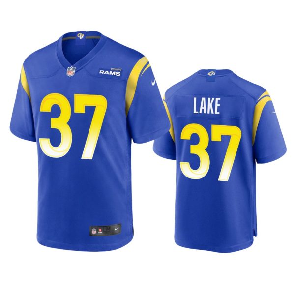 Quentin Lake Los Angeles Rams Royal Game Jersey