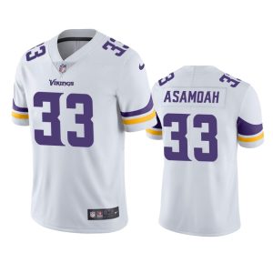 Brian Asamoah Minnesota Vikings White Vapor Limited Jersey