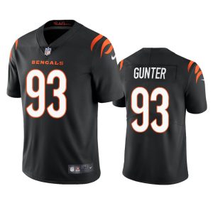 Jeffrey Gunter Cincinnati Bengals Black Vapor Limited Jersey