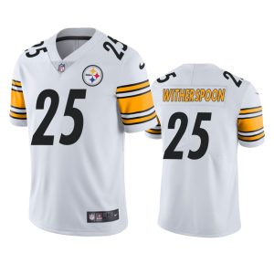 Ahkello Witherspoon Pittsburgh Steelers White Vapor Limited Jersey