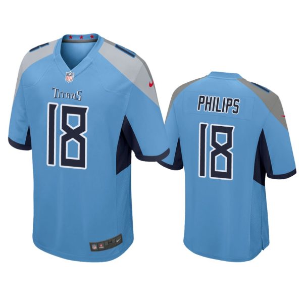 Kyle Philips Tennessee Titans Light Blue Game Jersey