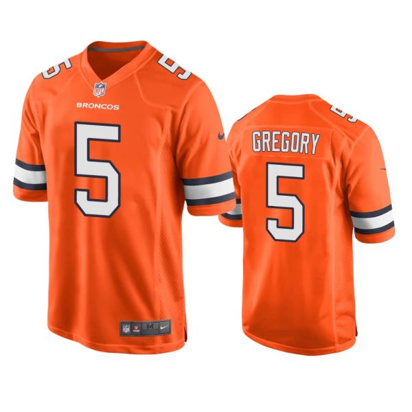 Randy Gregory Denver Broncos Orange Alternate Game Jersey