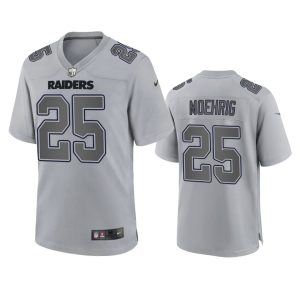 Trevon Moehrig Las Vegas Raiders Gray Atmosphere Fashion Game Jersey