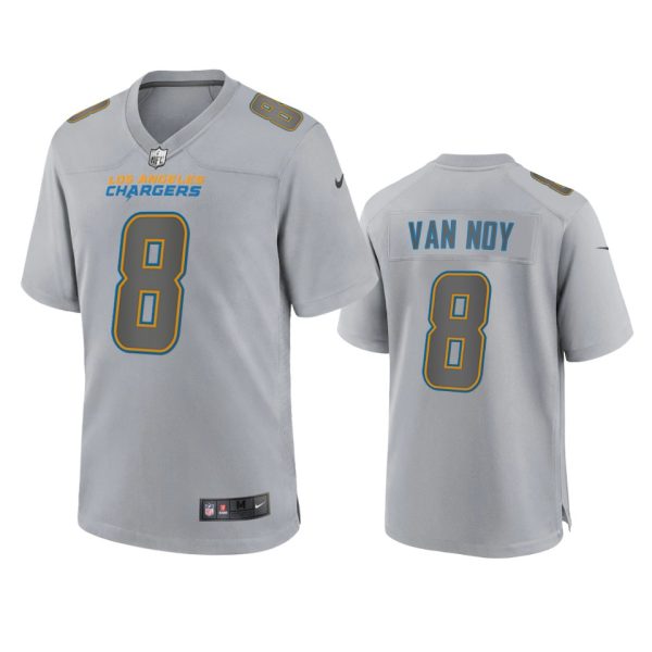Kyle Van Los Angeles Chargers Noy Gray Atmosphere Fashion Game Jersey