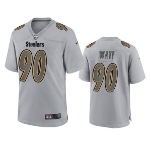 T.J. Watt Pittsburgh Steelers Gray Atmosphere Fashion Game Jersey