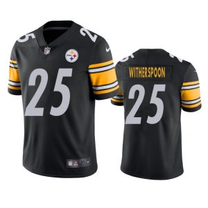 Ahkello Witherspoon Pittsburgh Steelers Black Vapor Limited Jersey