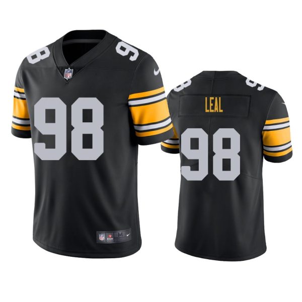 DeMarvin Leal Pittsburgh Steelers Black Vapor Limited Jersey