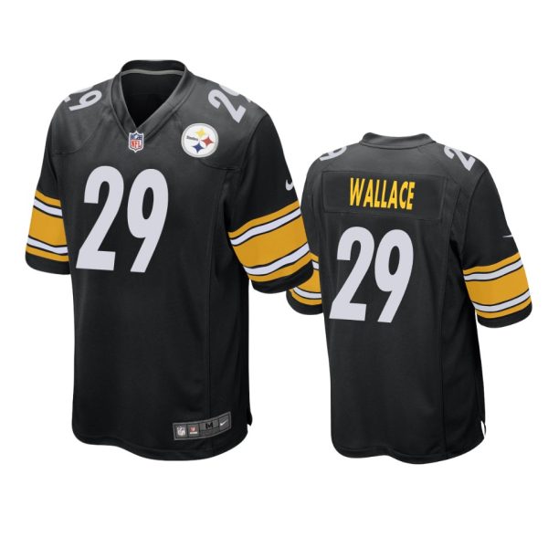 Levi Wallace Pittsburgh Steelers Black Game Jersey