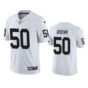 Jayon Brown Las Vegas Raiders White Vapor Limited Jersey