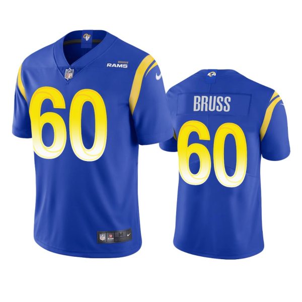 Logan Bruss Los Angeles Rams Royal Vapor Limited Jersey