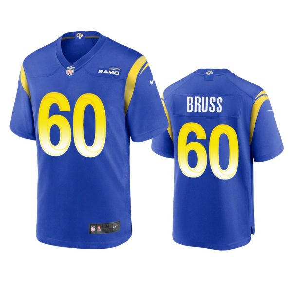 Logan Bruss Los Angeles Rams Royal Game Jersey