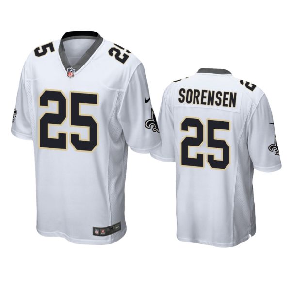 Daniel Sorensen New Orleans Saints White Game Jersey