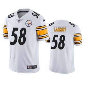 Jack Lambert Pittsburgh Steelers White Vapor Limited Jersey