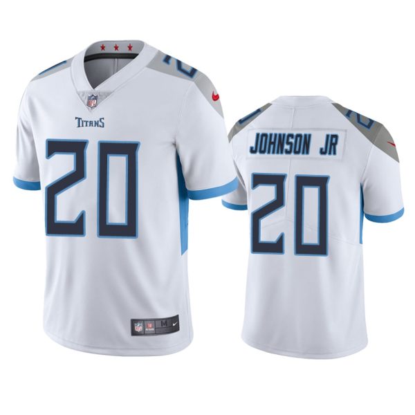 Lonnie Johnson Jr. Tennessee Titans White Vapor Limited Jersey