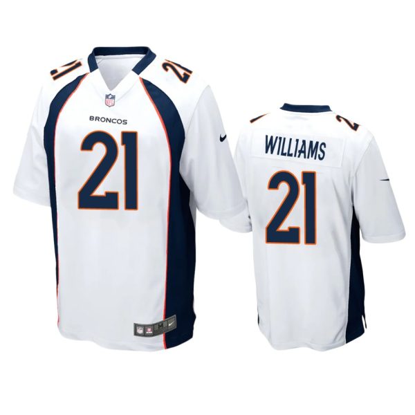 K'Waun Williams Denver Broncos White Game Jersey