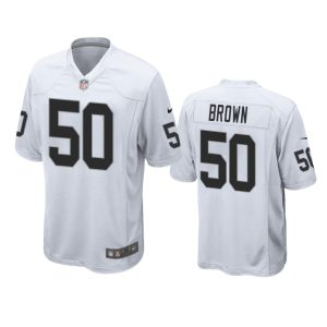 Jayon Brown Las Vegas Raiders White Game Jersey