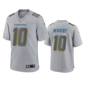 Justin Herbert Los Angeles Chargers Gray Atmosphere Fashion Game Jersey